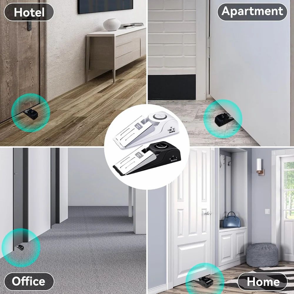 Door Stop Alarm Door Stopper Alarm Door Stop Alarm with Shutter Sensor